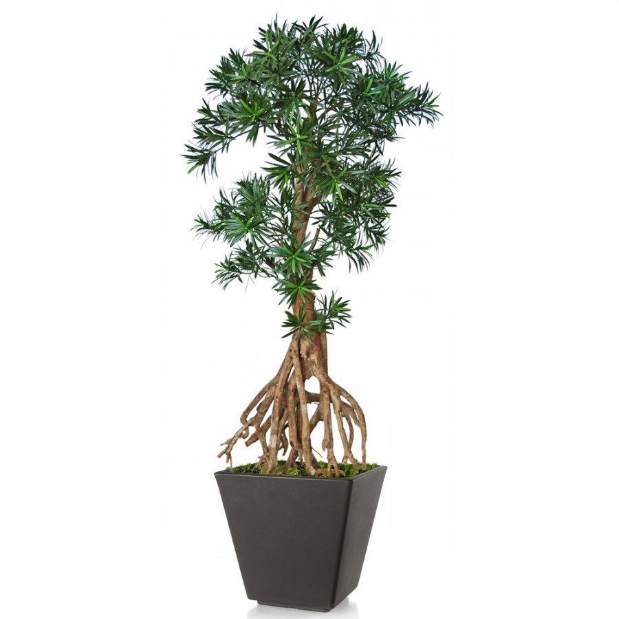 Planta semi-artificiala Ila, Podocarpus Root Mini Green - 150 cm